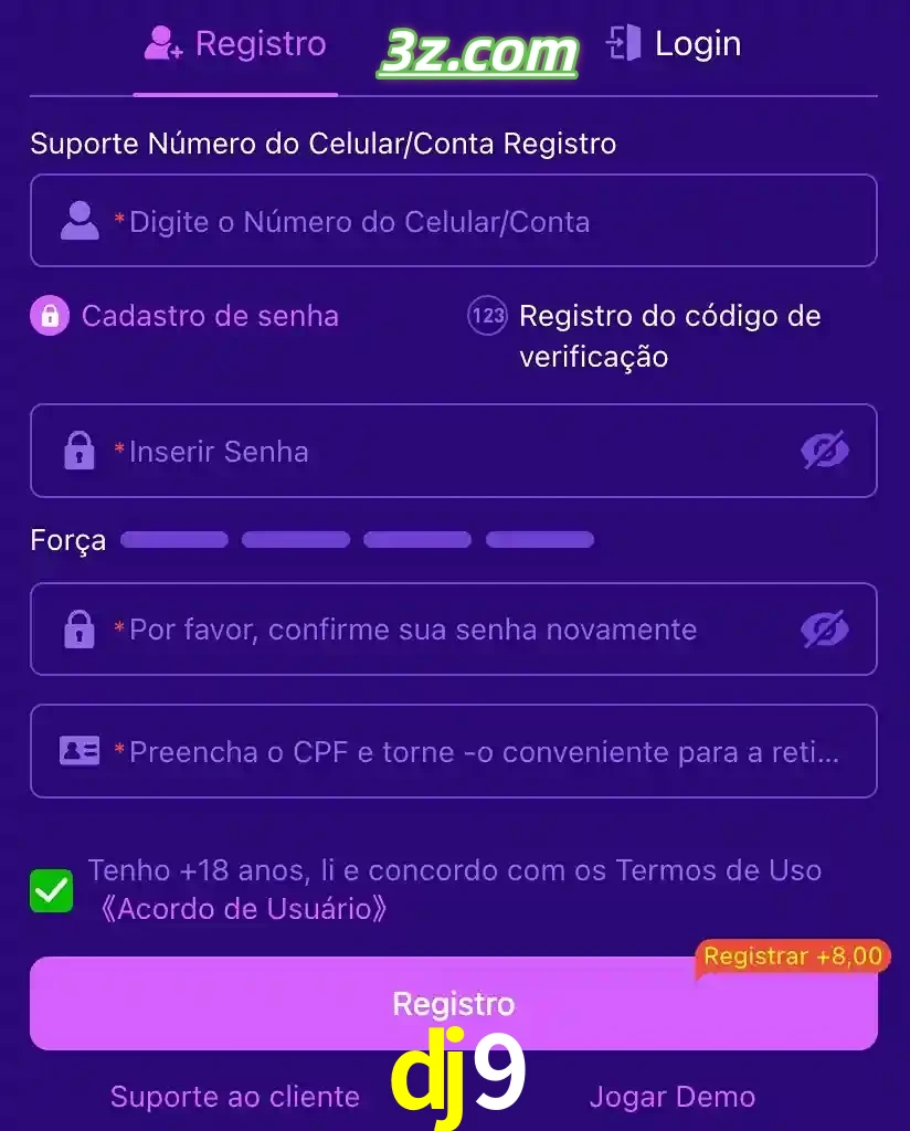 bonus de cadastro imediato